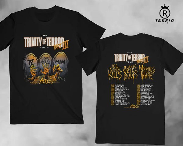 Trinity Of Terror 2022 Tour Part 3 Shirt