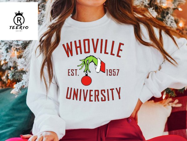 Whoville University Christmas Sweatshirt