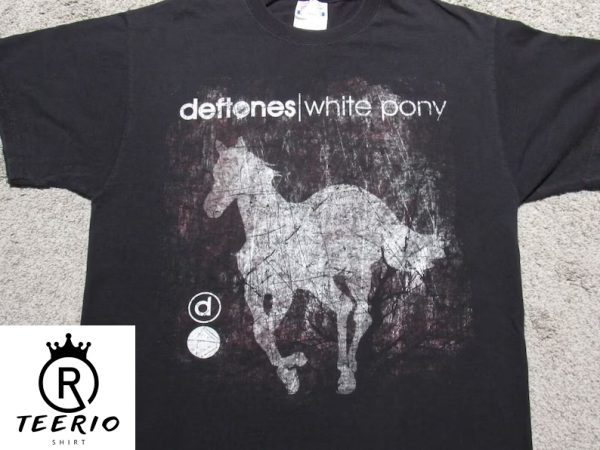 Vintage Original 2000 DEFTONES White Pony T-SHIRT