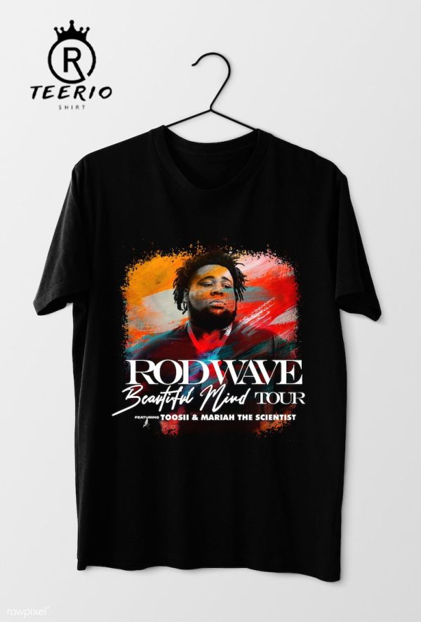 Rod Wave Beautiful Mind 2022 Tour Shirt