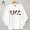 Funny Christmas Hand Is on the Breast Sweatshirt