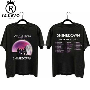 Vintage Shinedown Tour 2022 Planet Zero World PREMIUM T-Shirt