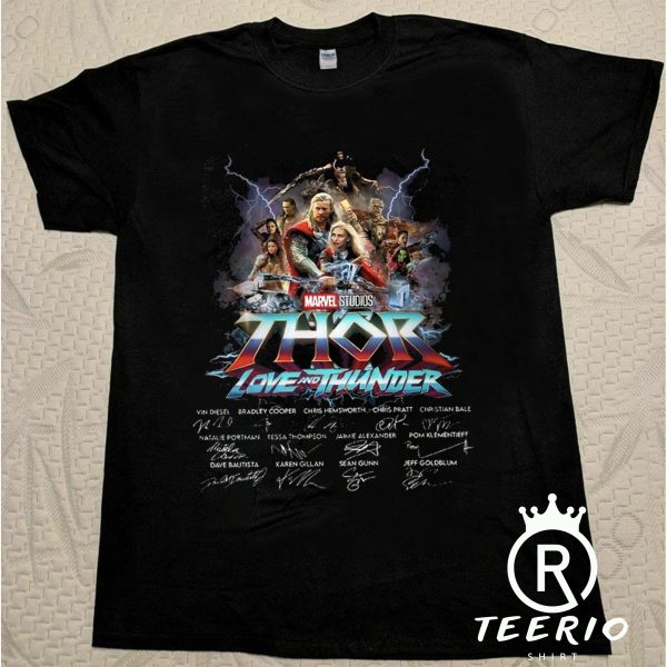 Vintage Thor Love And Thunder Signature Shirt