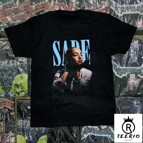 Sade Diamond Singer Tour Concert New Vtg Black T-shirt