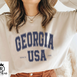 Vintage Georgia Sweatshirt, Georgia Fan Crewneck Sweatshirt