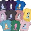 Personalized Bluey Matching Family T-Shirt