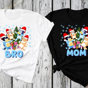 Personalized Bluey Matching Family T-Shirts