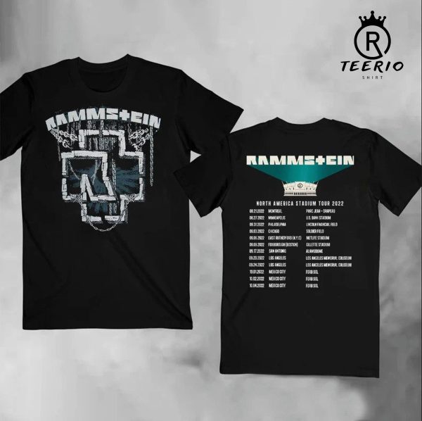 Rammstein North America Stadium Tour 2022 Shirt