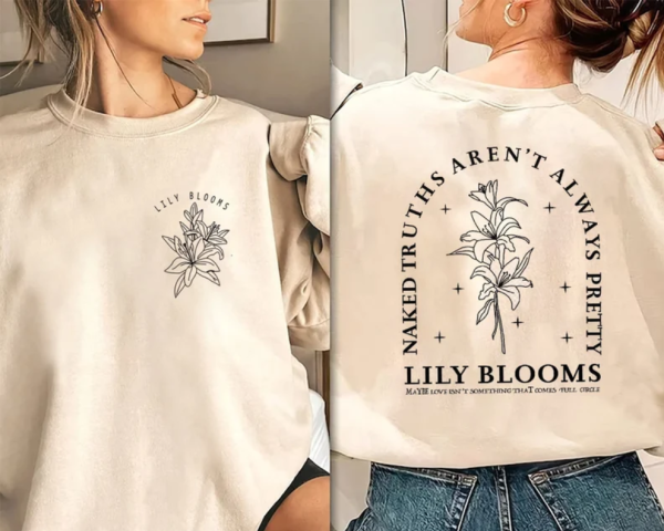 Lily Blooms Flower Sweatshirt