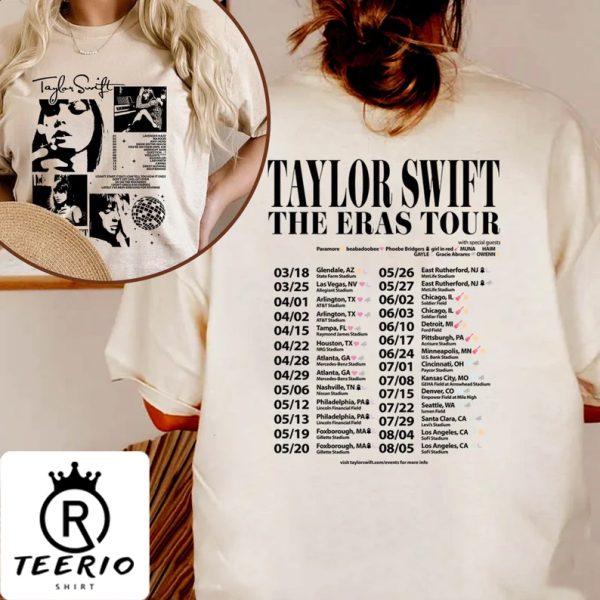 Taylor The Eras Tour 2 Sides Sweatshirt