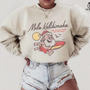 Mele Kalikimaka Hawaii Christmas Sweatshirt