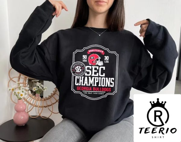 Georgia 2022 UGA SEC Champions Elite Players Sweatshirt