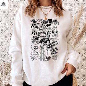 Arctic Monkeys Album Tracklist Unisex Sweatshirt