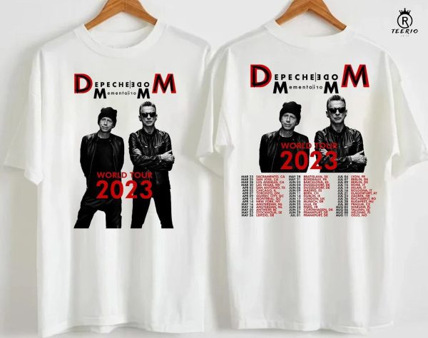 2023 Depeche Mode Memento Mori World Tour T-Shirt