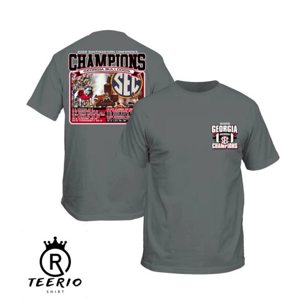 Georgia 2022 UGA SEC Champs Elite Players T-Shirt