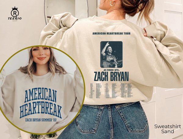 American Heartbreak Tour Printed Front and Back Sweatshirt