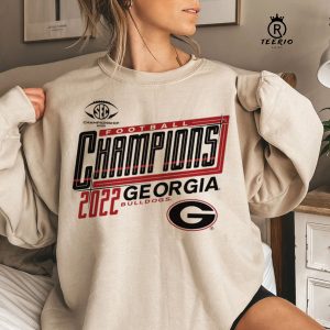 Georgia Bulldogs Blue 84 2022 SEC Football Champs Shirt