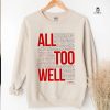 Harry Styles Love On Tour Scattered Letters Crewneck Sweatshirt