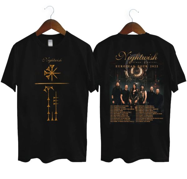 Nightwish Human II Nature European Tour 2022 Unisex T-Shirt