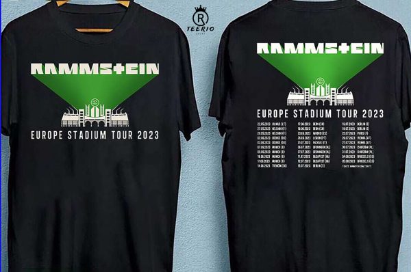 Rammstein 2023 Stadium Europe Tour T-Shirt