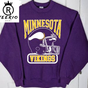 Vintage Vikings Football Crewneck Sweatshirt