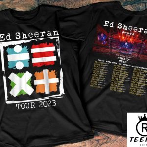 Ed Sheeran Mathematics Tour Australia – US 2023 T-Shirt