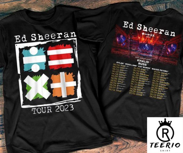 Ed Sheeran Mathematics Tour Australia – US 2023 T-Shirt