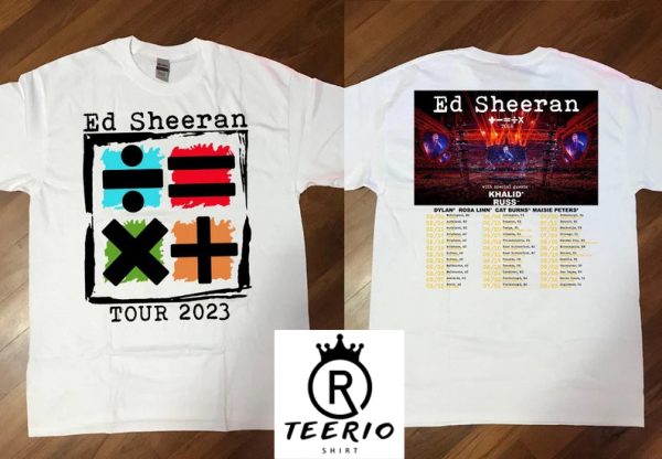 Ed Sheeran Mathematics Tour Australia – US 2023 T-Shirt