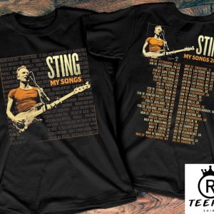 STING MY SONGS 2023 World Tour T-Shirt