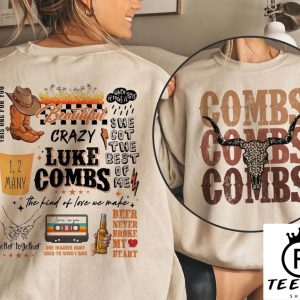 Luke Combs Bullhead World Tour Country Song 2022 Sweatshirt