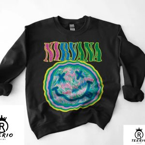 Nirvana Smiley Face Sweatshirt