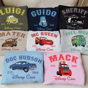 Disney Cars Character Sweatshirt, Disney Cars Group Sweatshirt