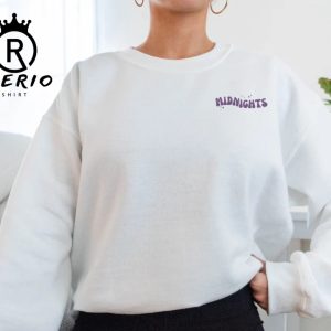 Midnights Tracklist Crewneck Sweatshirt