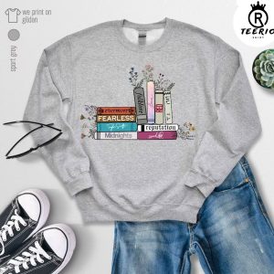 Taylor Flower Albums As Books Sweatshirt