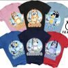 Personalized Bluey Matching Family T-Shirt