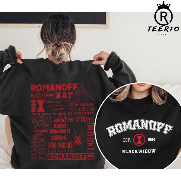 Black Widow Natasha Romanoff Sweatshirt