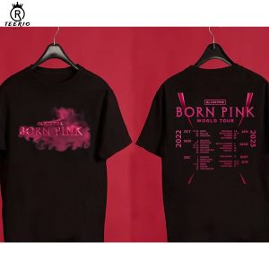 Born Pink World Tour 2022-2023 Signatures BlackPink Comeback T-Shirt