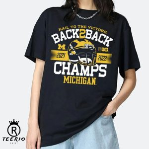 Wolverines Football Big Ten Champions T-Shirt