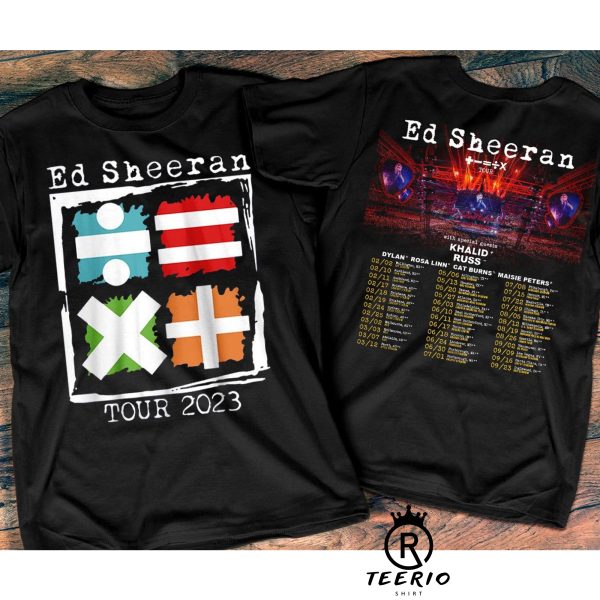 Ed Sheeran Mathematics Tour Australia – US 2023 T-Shirt