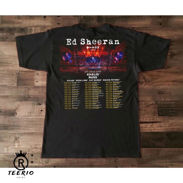 Ed Sheeran Mathematics Tour Australia – US 2023 T-Shirt