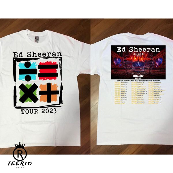 Ed Sheeran Mathematics Tour Australia – US 2023 T-Shirt