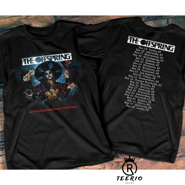 The Offspring Let The Bad Times Roll Tour 2022 – 2023 T-Shirt