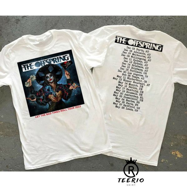 The Offspring Let The Bad Times Roll Tour 2022 – 2023 T-Shirt