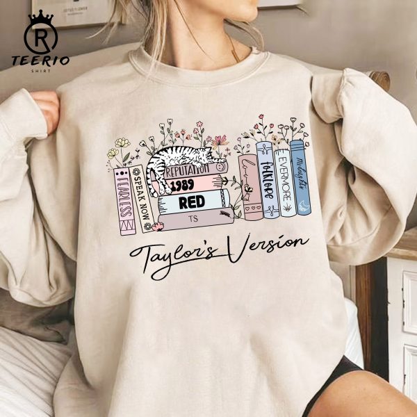 Taylor’s Version Albums As Books Shirt