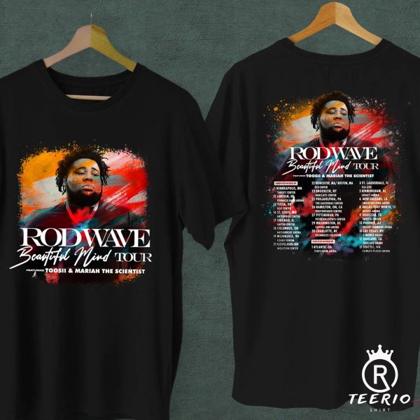 Rod Wave Beautiful Mind 2022 Tour T-Shirt