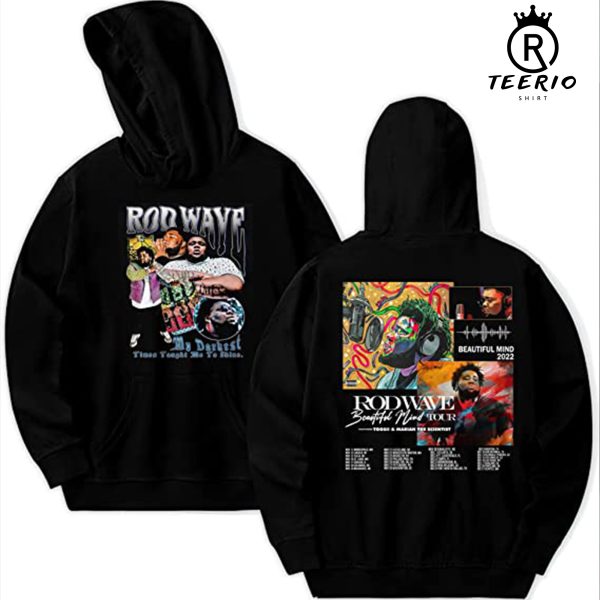 Rod Wave Beautiful Mind 2022 Tour Hoodie