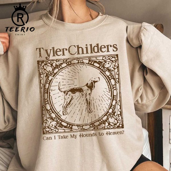 Can I Take My Hounds to Heaven Album Tyler Childers Tee Shirt