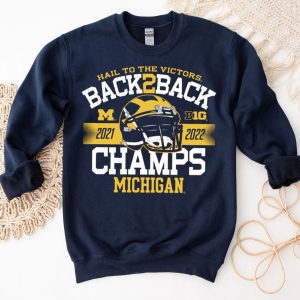 Michigan Back To Back Big Ten Championship 2022 T-Shirt