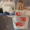 All Too Well Shirt, Taylor Vintage Sweatshirt