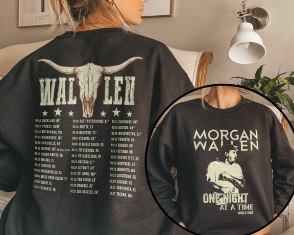 Wallen Western – One Night at a Time 2023 World Tour Sweatshirt